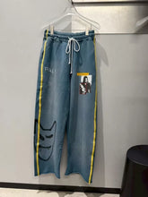 PALY Hollywood Vintage Graphic Sweatpants - Blue