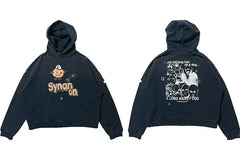 PALY Hollywood "Synanon" Vintage Graphic Hoodie - Black
