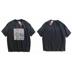 PALY Hollywood Square Art Graphic T-Shirt - Black