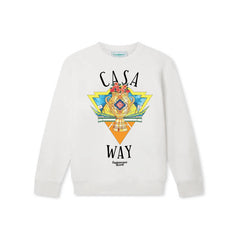 Casablanca Casa Way Trophy Graphic Sweatshirt - White