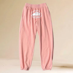 Corteiz Alcatraz Island Heavyweight Sweatpants pink