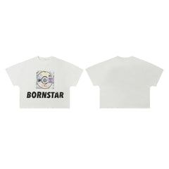 Billionaire Studios Cassette Tape & "BORNSTAR" T-Shirt - White