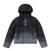 Trapstar Ombre Fade Puffer Jacket - Black/Grey