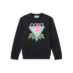 Casablanca Pyramid Ice Cream Graphic Sweatshirt - Black