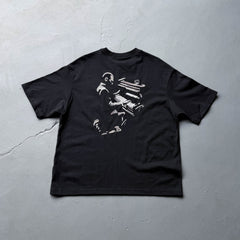 Derschutze Pianist Line Art T-Shirt - Black
