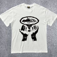 Corteiz "CRTZ" Cartoon Eyes Graphic T-Shirt – White | Streetwear