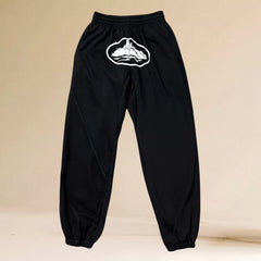 Corteiz Alcatraz Island Heavyweight Sweatpants black