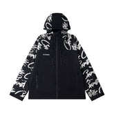 Corteiz Devil's Island Stormtrooper Waterproof Jacket Black