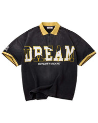 Vale Forever Dreams Polo Tee Black/Yellow