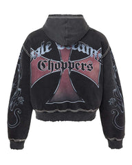 Vale Forever Hardy Boyz Zip Up Hoodie Black