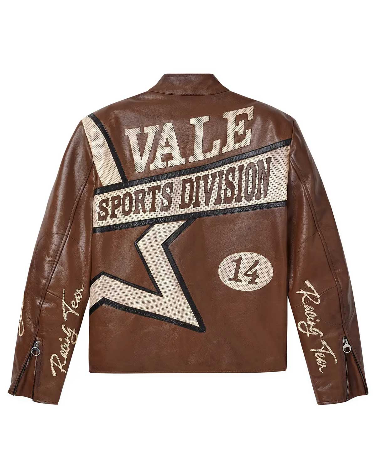 Vale Forever Machiatio Motocroxxx Leather Jacket Brown
