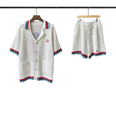 Casablanca Knit Set - Heather Grey / Multi