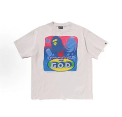 Saint Michael "Cope and saint and GOD" Graphic Vintage  T-Shirt - Light Grey