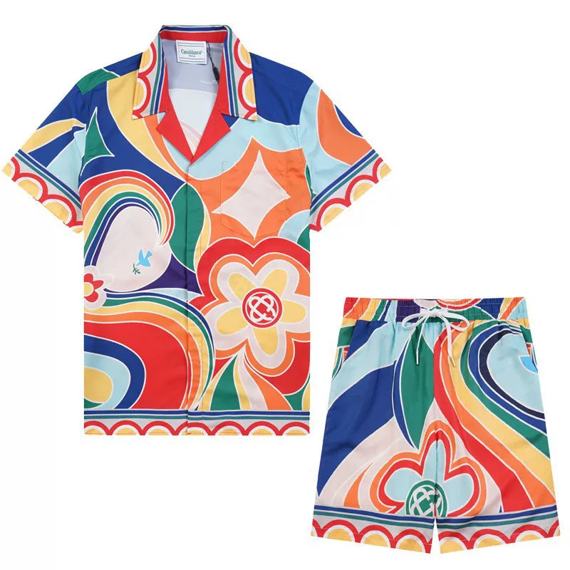 Casablanca Psychedelic Floral & Rainbow Set - Multi