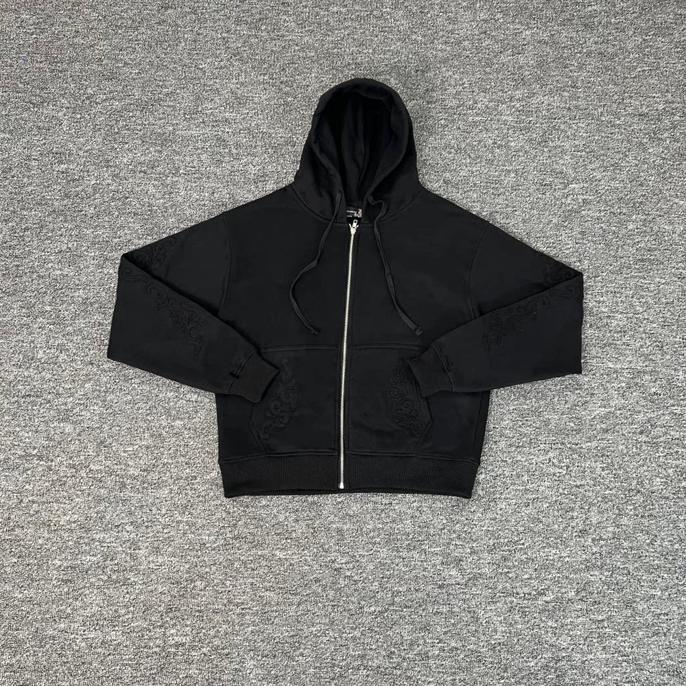 Derschutze Rodeo Cowboy Embroidery Hoodie