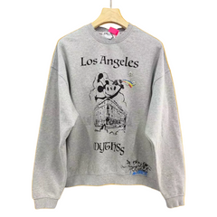 PALY Hollywood "Los Angeles" Vintage Graphic Sweatshirt - Grey