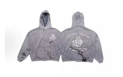 PALY Hollywood "Carrying The Message" Zip-Up Hoodie - Grey