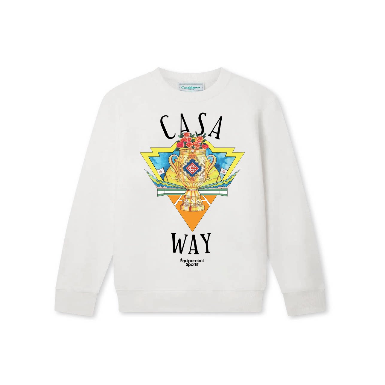 Casablanca Casa Way Trophy Graphic Sweatshirt - White