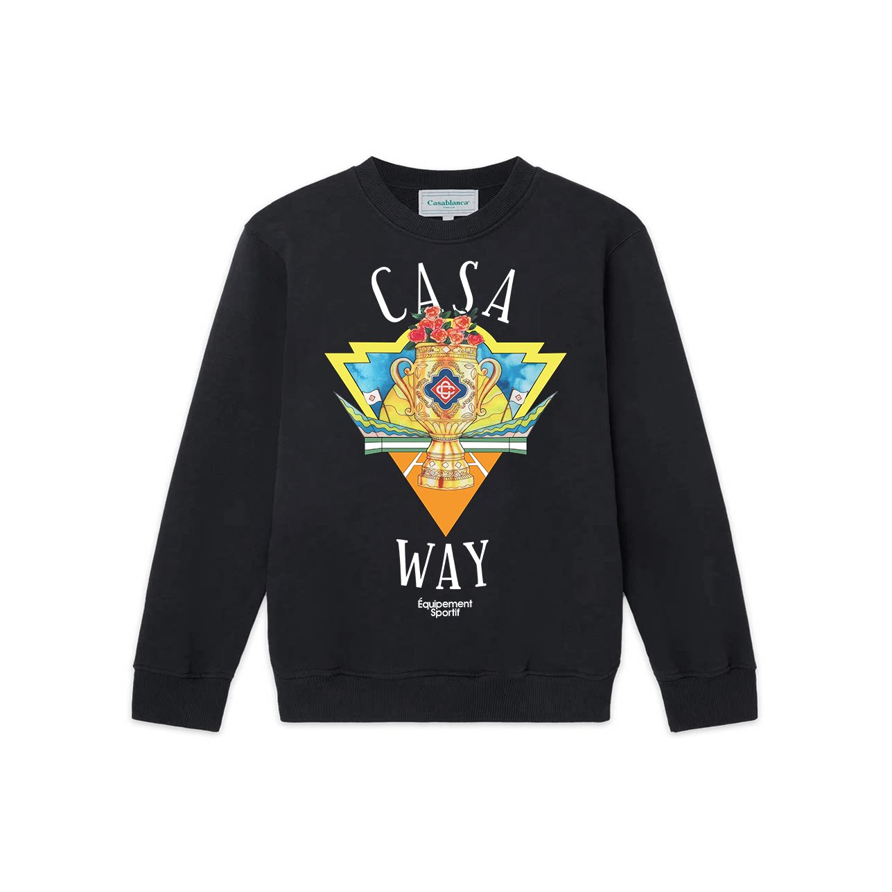 Casablanca Casa Way Trophy Graphic Sweatshirt - Black