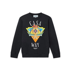 Casablanca Casa Way Trophy Graphic Sweatshirt - Black