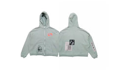 PALY Hollywood Light Green Collage Zip-Up Hoodie - Light Green