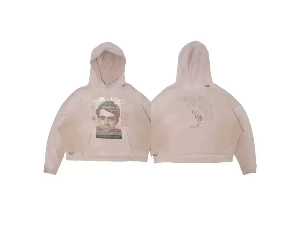 PALY Hollywood Portrait Graphic Hoodie - Cream