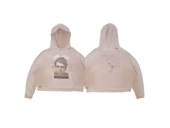 PALY Hollywood Portrait Graphic Hoodie - Cream