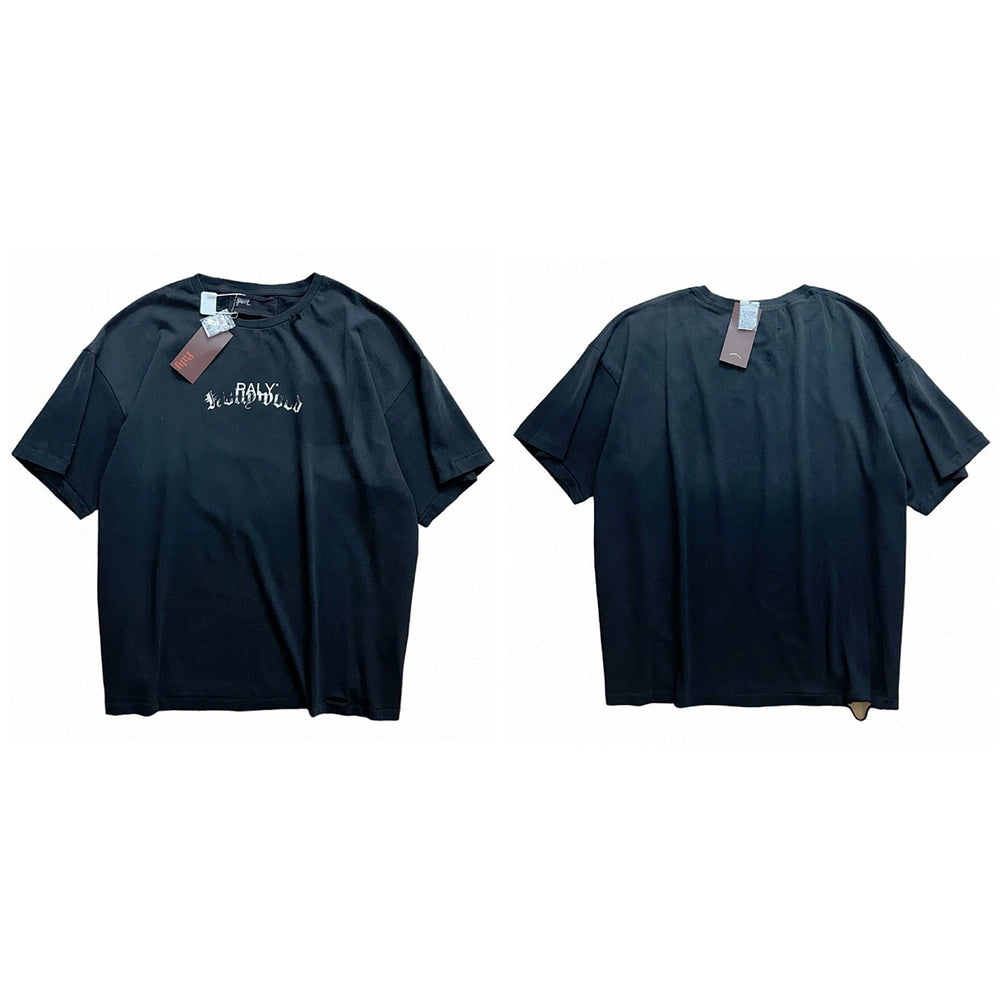 PALY Hollywood Center Small Logo Graphic T-Shirt - Black