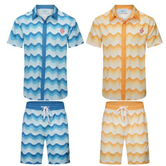 Casablanca Golden Wave Monogram Set