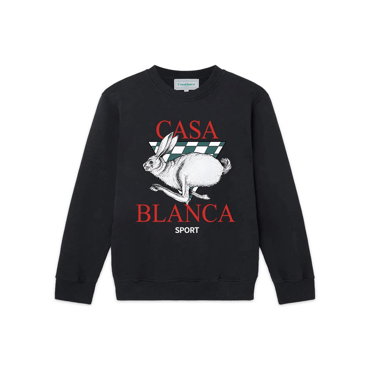 Casablanca Racing Hare Sport Sweatshirt - Black