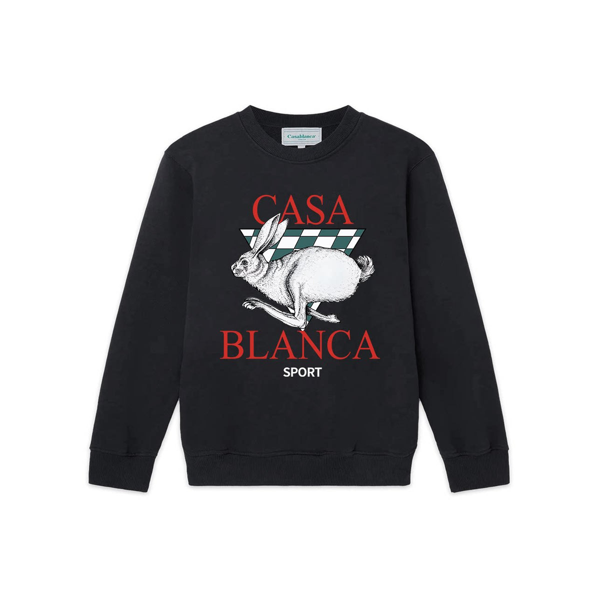 Casablanca Racing Hare Sport Sweatshirt - Black