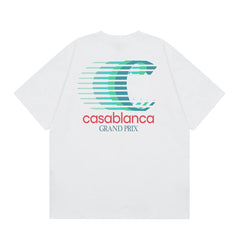 Casablanca Grand Prix Speed Logo T-Shirt - White
