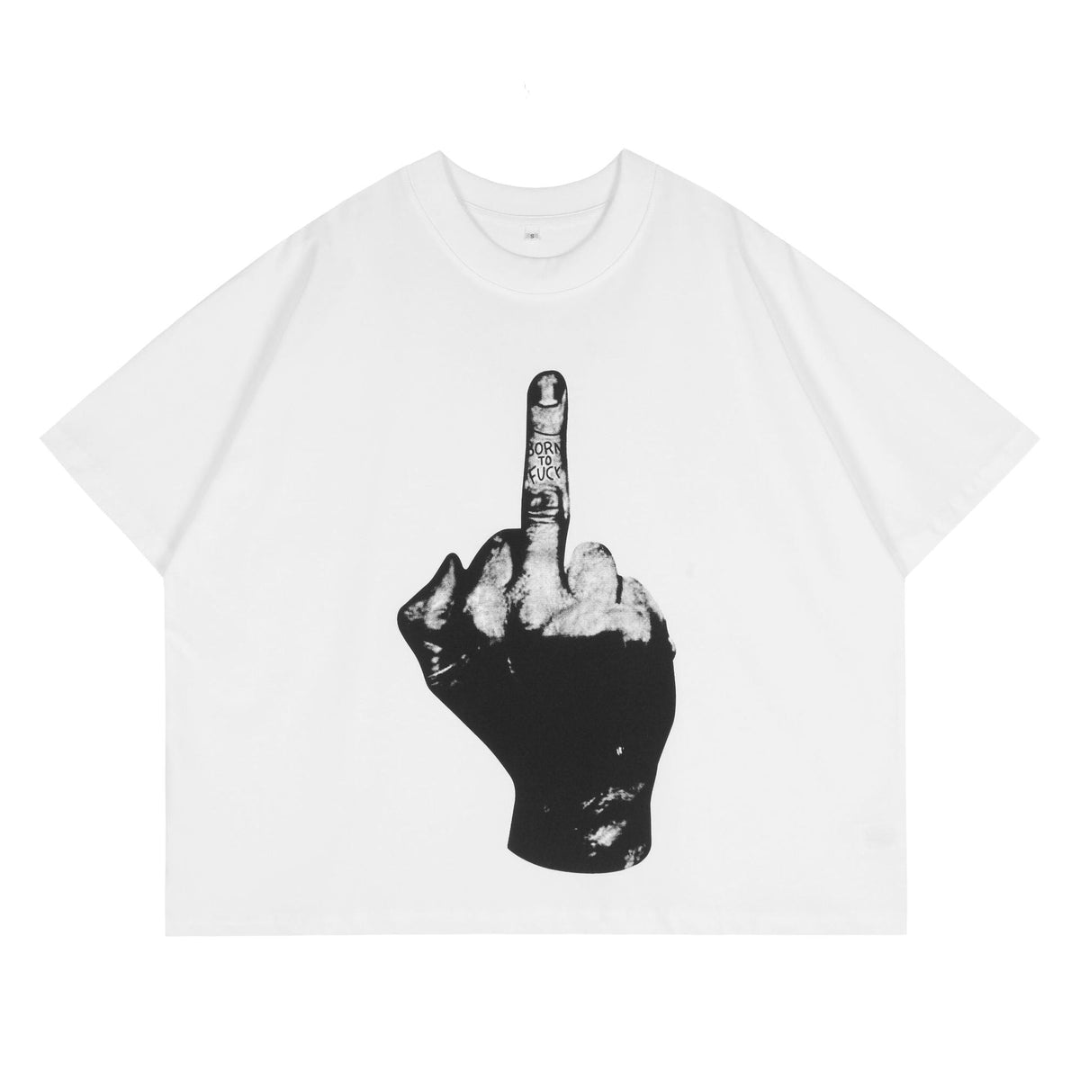 Billionaire Studios Hand Sign Graphic T-Shirt - White