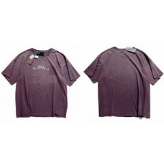 PALY Hollywood Center Small Logo Graphic T-Shirt - Purple-Grey
