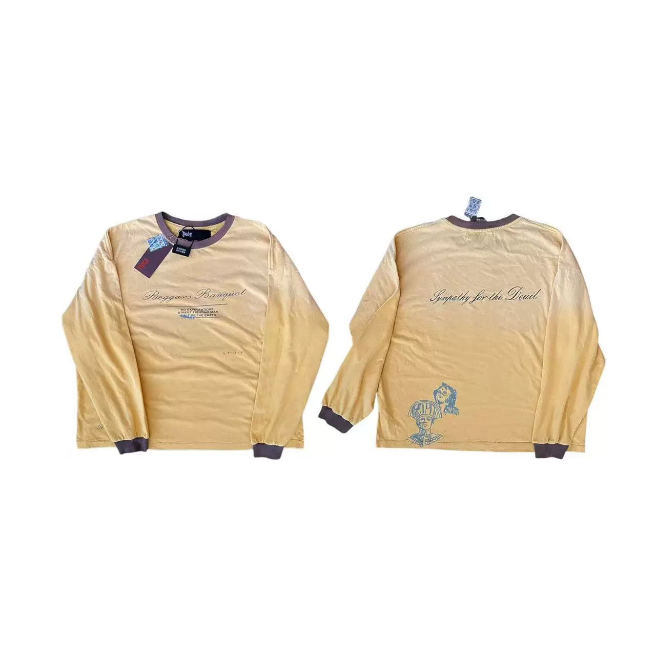 PALY Hollywood Gradient Long-Sleeve T-Shirt - Yellow