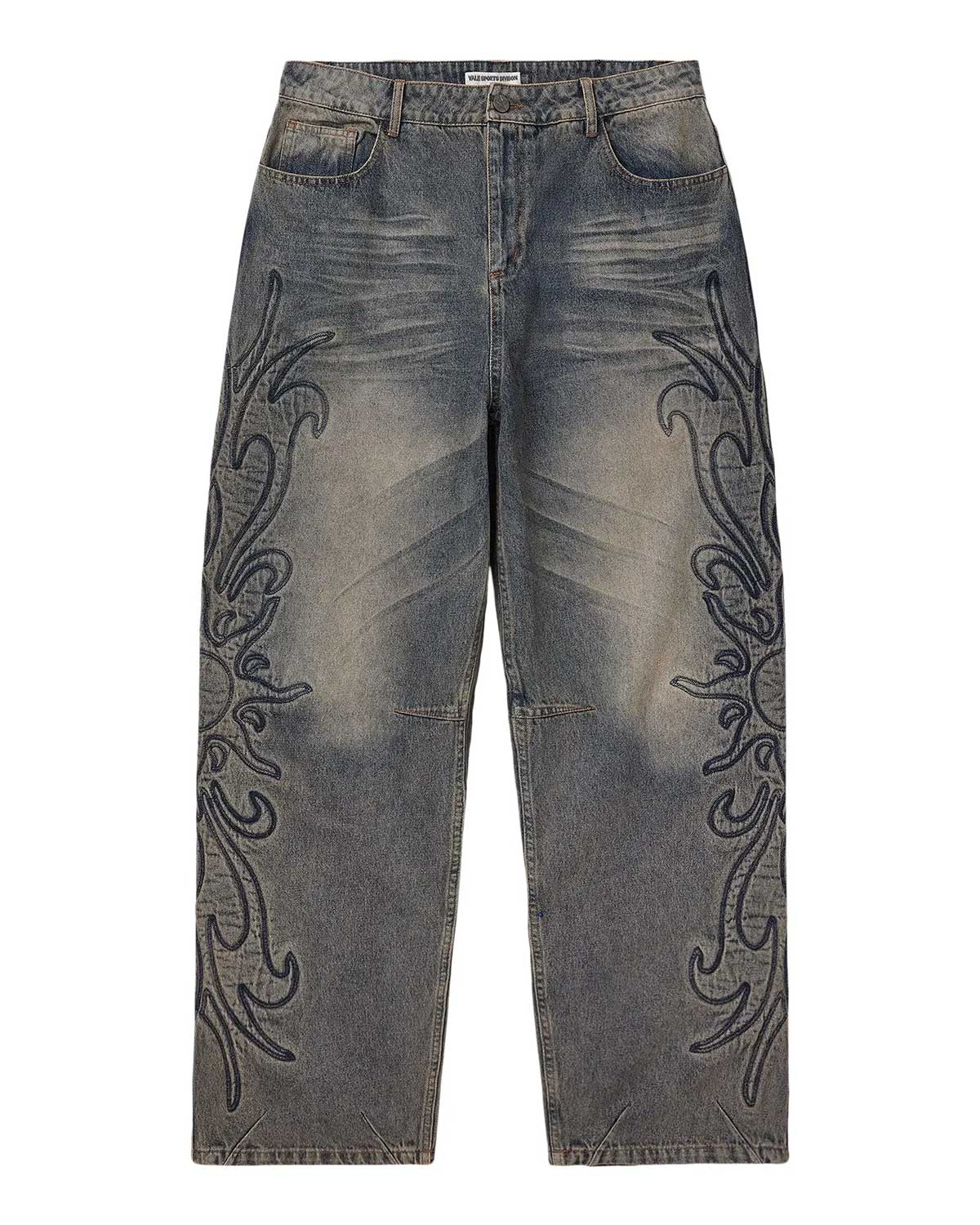 Vale Forever Flare Denim Light Rinse Grey