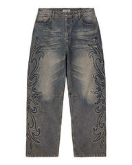 Vale Forever Flare Denim Light Rinse Grey