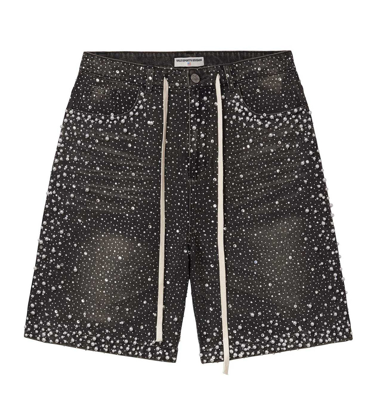 Vale Forever Rainstorm Jorts Black
